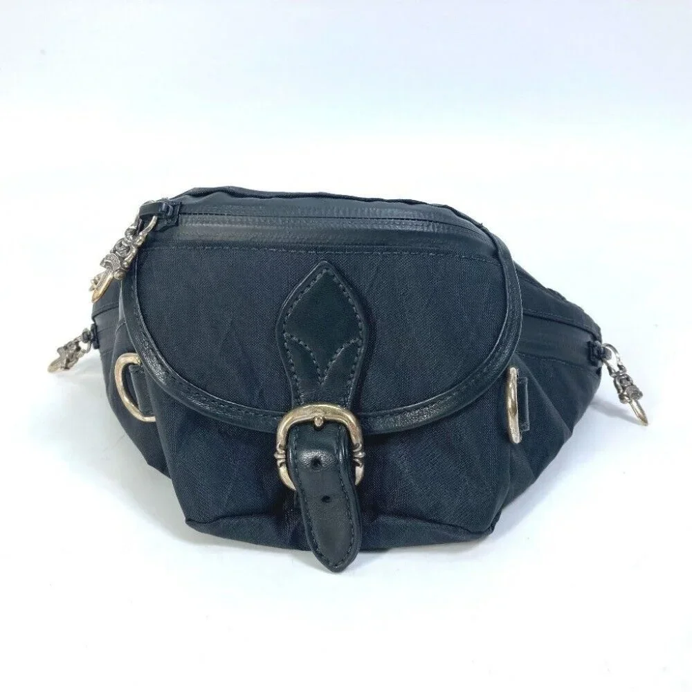 CHROME HEARTS SNAT PACK MINI Gunslinger Waist Pouch Bag body bag Nylon Black